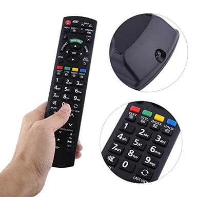 Canyita Télécommande pour Smart TV, consommation Universelle Basse consommation, Distance de Travail de 8 mètres, Remplacement de la télécommande pour N2QAYB000428 & N2QAYB000328