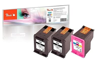 Peach Pack Plus d'économie d'Imprimé Têtes compatible avec HP n ° 302, f6u66 A – f6u65 A