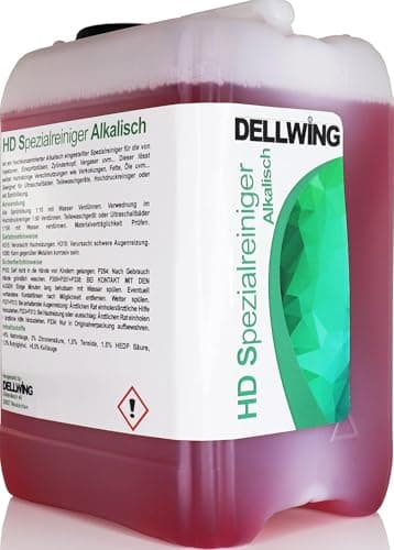 Dellwing - Nettoyeur à ultrasons concentré pour carburateur, culasse, injecteurs et autres pièces - Liquide pour bain à ultrasons et encrassement tenace - Bidon de 5 litres