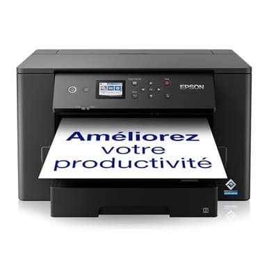 Epson Imprimante WorkForce WF-7310DTW : Imprimante recto verso / Fax, Chargeur de documents, A3+, Jet d'encre couleur, Wifi Direct, Ethernet