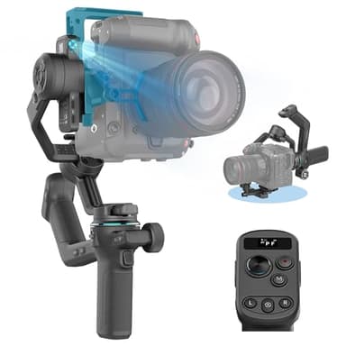 [Officiel] FeiyuTech SCORP-C 2 Stabilisateur Appareil Photo 3 Axes avec Suivi AI 4.0, Panneau de Boutons,Charge Utile 3,5KG, Prise de Vue Verticale Native, Équilibrage Rapide, Contrôle Bluetooth