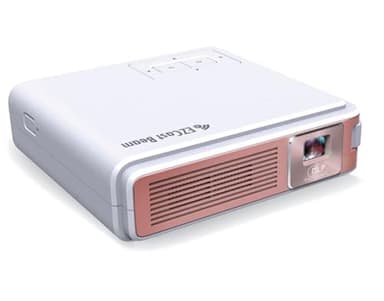 Projecteur de Voyage EZCast J4 2024 : Portable avec Batterie et Haut-Parleur intégrés, idéal pour Le Camping. Projecteur DLP Rechargeable 1080p. Compatible avec HDMI, USB, iPhone et appareils Android