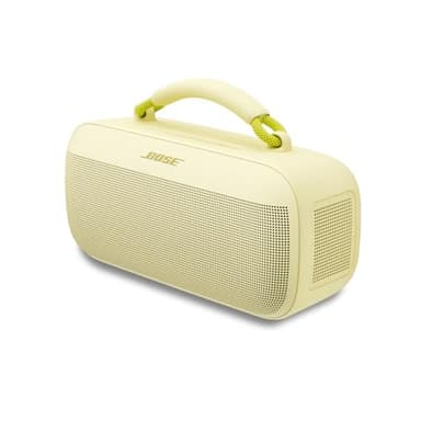 Bose Soundlink Max, Enceinte Bluetooth étanche, et puissante Rechargeable avec Jusqu’à 20 Heures d’autonomie, USB-C, Enceinte avec entrée auxiliaire 3,5 mm intégrée, Jaune Citron - édition limitée