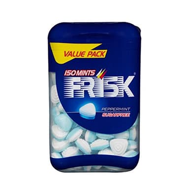 Frisk Pastilles Menthe Poivrée Mini Bonbon Rafraîchissant sans Sucres-Maxi 0.1kg Boîte de 150 Pièces 1 Unité
