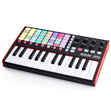 Akai Professional APC Key 25 MK2 - Clavier MIDI USB 25 Touches pour Lancer des Clips sur Ableton Live Lite, 40 Pads RGB et 8 Molettes