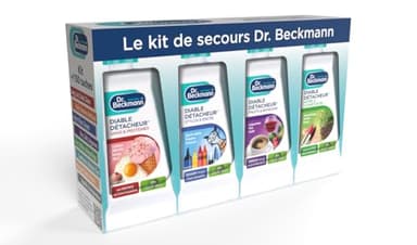 Dr. Beckmann - Le Kit de Secours - 8 Détachants Textile Dr. Beckmann – Détachants Linge Puissants pour Huiles, Chocolat, Ketchup – Produit Nettoyant Sans Javel – Efficaces pour Tous les Textiles