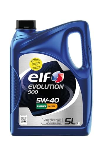 ELF EVOLUTION 900 5W-40, Huile moteur essence et Diesel, 5 litres