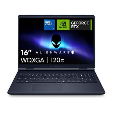 Alienware 16 Aurora PC Portable Gaming AC16250 16" WQXGA écran 120Hz 100% sRGB, Intel Core 7 240H Series 2, NVIDIA GeForce RTX 5060, 16GB RAM, 1TB SSD, Win 11 Home, Clavier rétroéclairé Blanc AZERTY