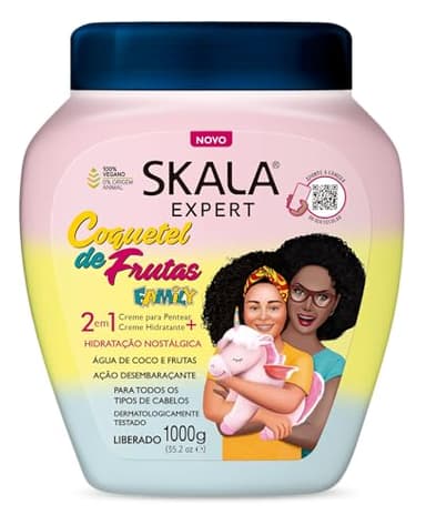 Coquetel de Frutas,Creme tratamento Condicionado - Crème de soin pour cheveux, SKALA, 1kg.