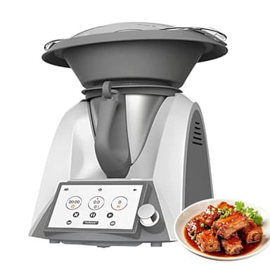 Cuiseur Multifonction avec fonctions préréglées, Robot Cuisine Moderne avec balance intégrée, bol 3 L, recettes en ligne via Wi-Fi, écran tactile 7 pouces