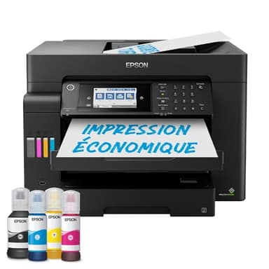 Imprimante multifonction A3+ EcoTank ET-16650 avec Wi-Fi, réservoirs d’encre et fax