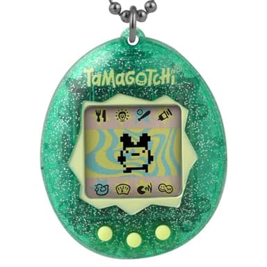 Bandai – Tamagotchi Original Color Collection Green – Animal interactif avec écran LCD en Français, Mini-Jeux – Idée Cadeau Jeu Animal virtuel – Tamagotchi Vert – Jouet Enfant 8 Ans et + – 46010