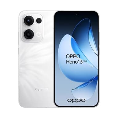 Oppo Reno 13 5G, Smartphone Android avec IA, 12 Go RAM + 256 Go, Déverrouillé, Plume White