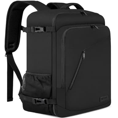 Sac à Dos Voyage Cabine Avion 55 x 40 x 20 cm 44L Grande Bagage à Main Bagage Cabine Valise Sac à Dos Ordinateur Portable 17.3Pouces Homme Imperméable avec USB Charging Port