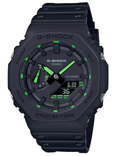 Casio Montre G-Shock pour homme en résine et carbone - CA.GA-2100-1A3ER