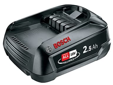 RAPID - Power for All Alliance Batterie Lithium 18V Rechargeable, Longue Durée, Puissance 2,5 Ah, Compatible avec Tous Les Outils et Autres Marques (5001518), Noir