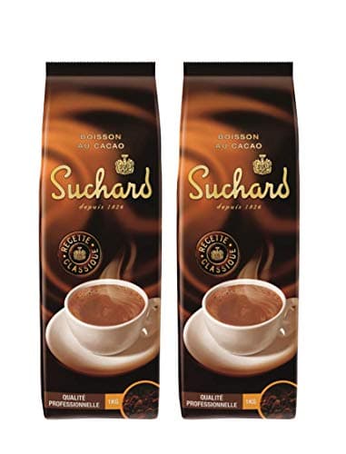 Suchard Qualité Professionnelle Boisson Chocolat Recette Classique 1 kg - Lot de 2