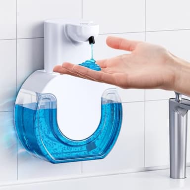 Distributeur de Savon Automatique,420 ML électrique Montage Distributeur Automatique sans Contact USB Rechargeable pour Cuisine et Salle de Bain