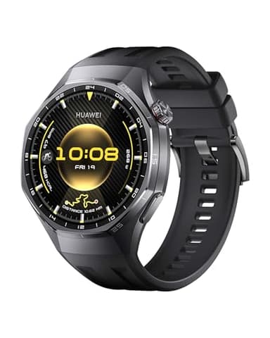 HUAWEI Watch GT 6 Pro GPS 46mm Montres connectées, Écran AMOLED de 1,47 Pouce, Jusqu'à 21 Jours d'autonomie, Cyclisme de Niveau Professionnel, Fonctionne avec iOS et Android, Analyse ECG, Noir