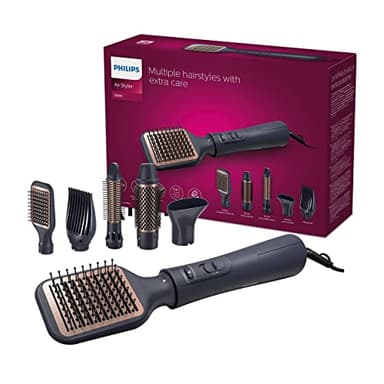 Philips série 5000 - Brosse soufflante avec 5 accessoires de stylisation (modèle BHA530/00)