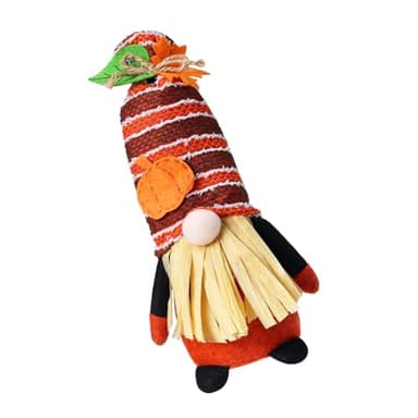 Zeizafa Naim en Peluche Figure Doll Dolnnom Decoration Thanksgiving Nwarf Table Ornement pour La Décoration De Maison Table Centres De Fête Figurine en Pelurine Figurine