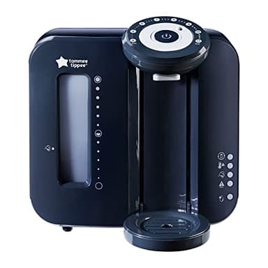 Tommee Tippee Perfect Prep, le préparateur de biberons instantané avec filtre antibactérien, lait infantile frais en 2 minutes, noir