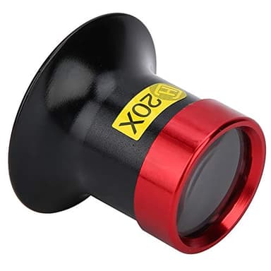 Loupe d'horloger, 20X réparation de loupe d'oeil d'alliage d'aluminium de loupe de bijoutier, loupe pour la montre pour les outils de verre de loupe d'oeil de réparation d'horlogers