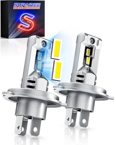 SUPAREE Ampoule H4 LED Voiture Canbus Lampe LED H4 Anti Erreur H4 9003 HB2 6500K 14000LM 500% Lumineux 1:1 Mini Design Plug n Play 2Pcs