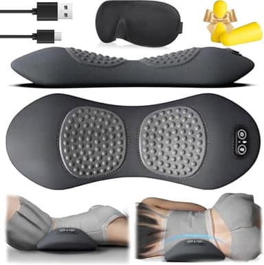 2026 Nouveau Masseur Sciatique 3-En-1 | Supprime Vos Douleurs En 4 Minutes Chrono, ThéRapie Masseur Lombaire Et Sciatique, Avec Chauffage Et Vibrations, Support Lombaire Ergonomique (Noir)