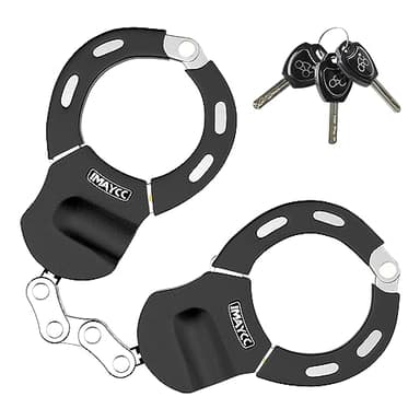 IMAYCC Antivol Trotinette Electrique, Cadenas trotinette electrique, Antivol menotte, Résistant Aux Coupures & Avec Silicone, Haute Sécurité Antivol De Vélo Pour Scooter, Xiaomi, Segway, Ninebot, Etc