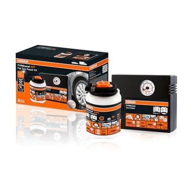 Osram TYREseal Kit, scellant de Pneu 450 ML et compresseur de Pneu analogique, kit de réparation de Pneu, réparation de crevaisons