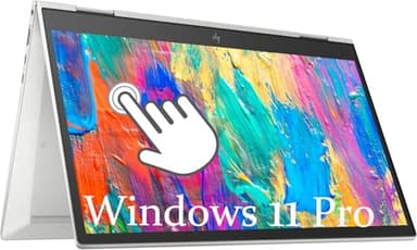 HP EliteBook X360 830 G7 Touchscreen Laptop Business, 13,3" FHD (1920 x 1080), Intel Core i5-10310U, RAM 8 Go, SSD 256 Go, Clavier QWERTY, Windows 11 Pro (renouvelé)