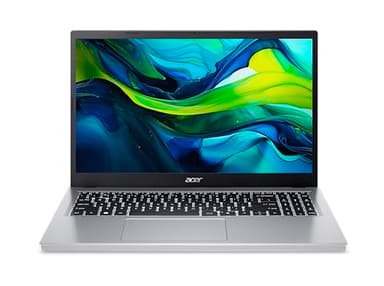 acer Aspire Go 15 I PC Portable 15.6'' FHD LCD I Intel Core 3-N355 I 8Go RAM I 512Go SSD I Intel Graphics I Windows 11 Home I Argent I Clavier FR AZERTY I AG15-32P-37MG