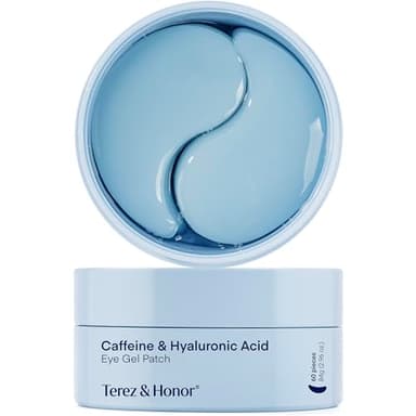 Patchs Yeux pour Cernes Skincare Coréen: Anti-Poches & Rides Masque Contour des Yeux à l’Acide Hyaluronique Niacinamide et Caféine - Végétalien, Testé sur Peau Sensible, 30 Paires - Under Eye Patch