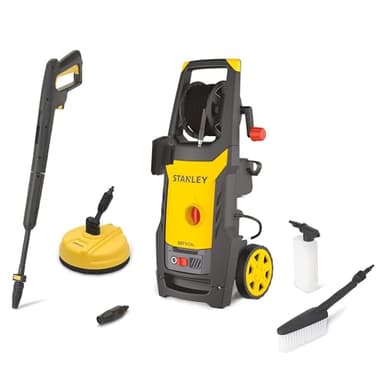 Stanley SXPW24BX Nettoyeur Haute Pression pour Surfaces Extérieures et Autos avec Nettoyeur de Surfaces et Brosse Fixe (2400 W, 170 Bar, 500 l/h)