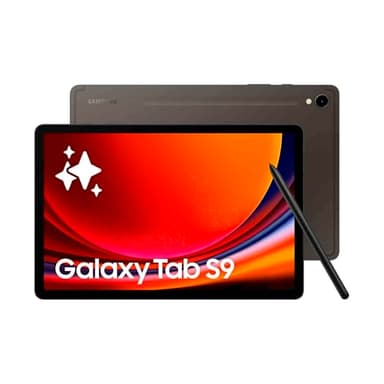 Samsung Galaxy Tab S9 Tablette avec Galaxy AI, Android, 11" 128Go de Stockage, Lecteur MicroSD, Wifi, S Pen Inclus, Anthracite, Exclusivité Amazon Version FR