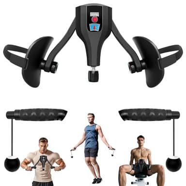 Appareil pour Muscler Le Périnée Femme 10-60 kg, 3en1 Kegel Periné Homme, Appareil Usculation Fessier, Appareil d'entraînement pour Les Cuisses pour Le Plancher Pelvien, Les Hanches, Les Bras(Noir)