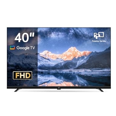 FPD 40 Pouces (102 cm) Full HD Smart Google TV wtih Google Cast, HDR 10, Dolby Audio, Vocie Remote, HDMI, Flat Screen Televison (CG40-P1)