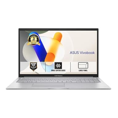 ASUS Vivobook X1704VA-AU907W, 17.3 Pouces FHD 60Hz Pc Portable (processeur Intel Core 7 Processor 150U, 16GB DDR4, 512GB SSD, Intel Iris X Graphics, Windows 11 Home) – Clavier AZERTY
