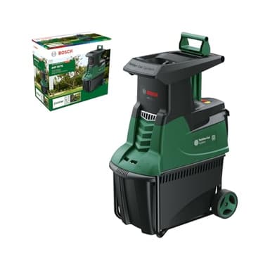Broyeur de jardin à turbine Bosch - AXT 25 TC (2500 W; conçu pour le bois et les débris de jardin; bac de ramassage intégré de 53 L; livré dans un carton)