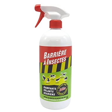 BARRIERE A INSECTES Vaporisateur contre les Insectes Rampants, Volants, Acariens, Prêt à l'emploi, 1 L, BARSEC1000N