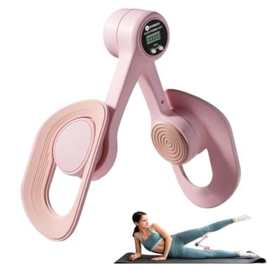 Focenat Hip Trainer Exerciseur avec Compteur, Entraîneur de Muscle Pelvien, Entraîneur de Cuisse, Appareil Musculation pour Jambes et de Fesses, Fessiers Post Partum et Rééducation Périnée