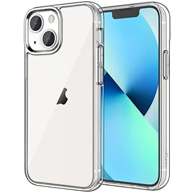 JETech Coque pour iPhone 13 6,1 Pouces, Anti-Jaunissement étui de Protection Transparente Antichoc, Housse Anti-Rayures (HD Clair)