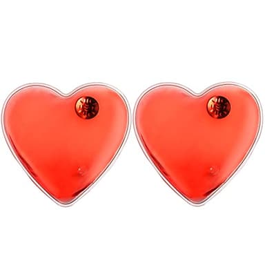 Vicloon Chaufferette Main Reutilisable,2pcs Chaufferettes De Poche Chaleur Instantanée,Dure Jusqu'à 45 Minutes, Réutilisable Mini Chauffe-Mains, Adapté Au Bureau Ou à la Sortie (Aimer)