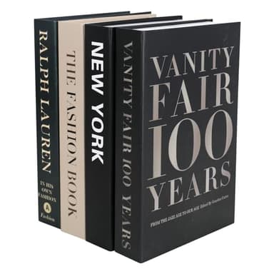 XCRPRT Livres décoratifs pour la décoration de la maison mode livre décoratif faux décorations empilées boîte de rangement pour la décoration de la maison bibliothèque table basse exposition