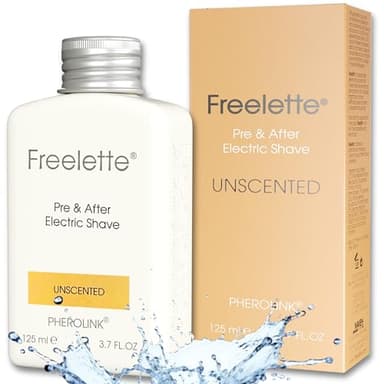 Crème Lotion Pré-rasage et Après-rasage Électrique - Idéal pour un Rasage de Près - Baume Lisse et Sans Irritation. Freelette (Sans parfum)