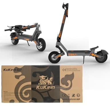 KuKirin G2 Trottinette électrique Pliable – Moteur 800W, Batterie Longue durée, écran Tactile, Adulte, IPX4, CE