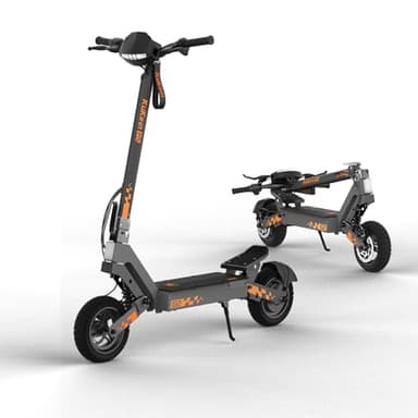 KuKirin G2 Trotinette Électrique Adulte, Autonomie 55km, Pneus 10 Pouces, Écran Tactile, Système 7 Feux, Freins Double Disque, Tout-Terrain, Pliable
