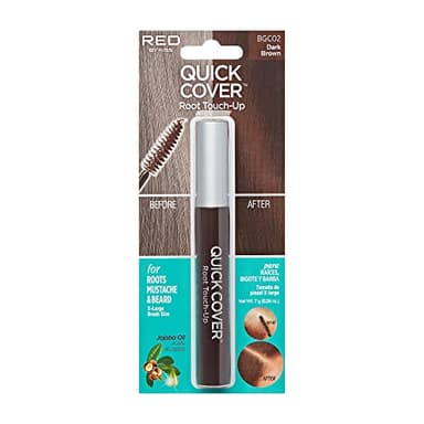 Kiss Quick Cover Brush-in Color Touch up [ Dark Brown ] by KISS