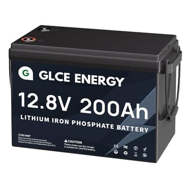 12V 200Ah Batterie LiFePO4, [Mini-Version] 4000~15000+ Batterie à Cycle Profond pour Camping-Car, Marine, Stockage d'énergie Solaire, Alimentation de Secours, Camping et Plus Encore